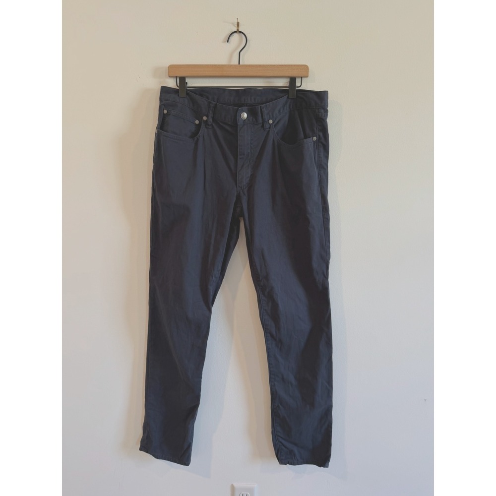 Brooks Brothers Clark Fit Advantage Chino Pants Mens 34X32 Navy Blue 5 Pocket